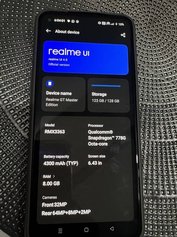 Realme GT Master Edition 7