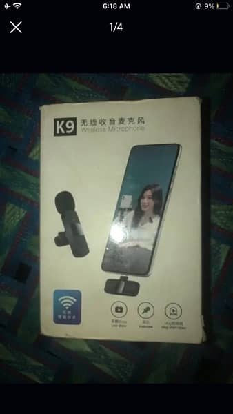 microphone wireless mic k9 2