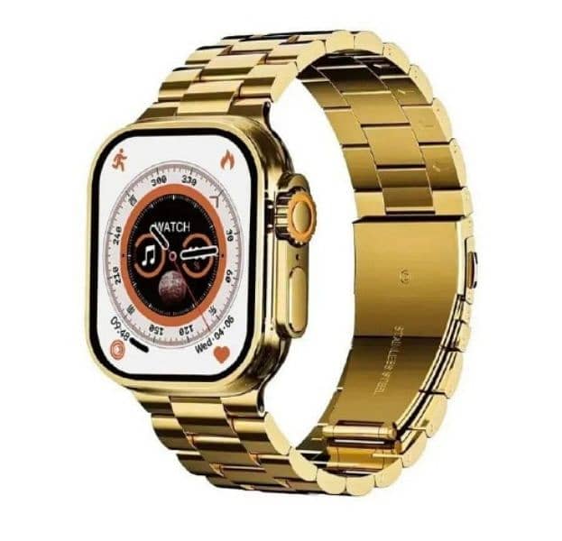 Smart watch Golden color and black color 7