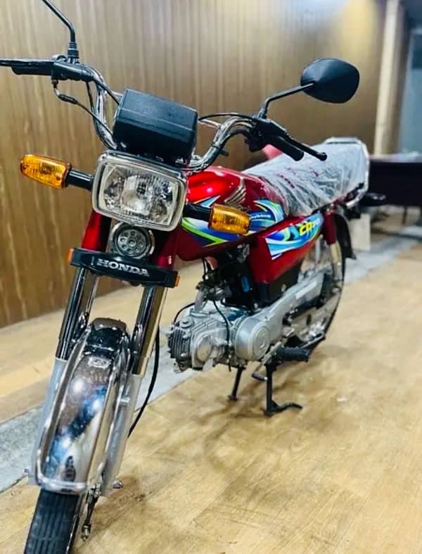 Honda cd70 model 2024 new brand bike zero condition 2