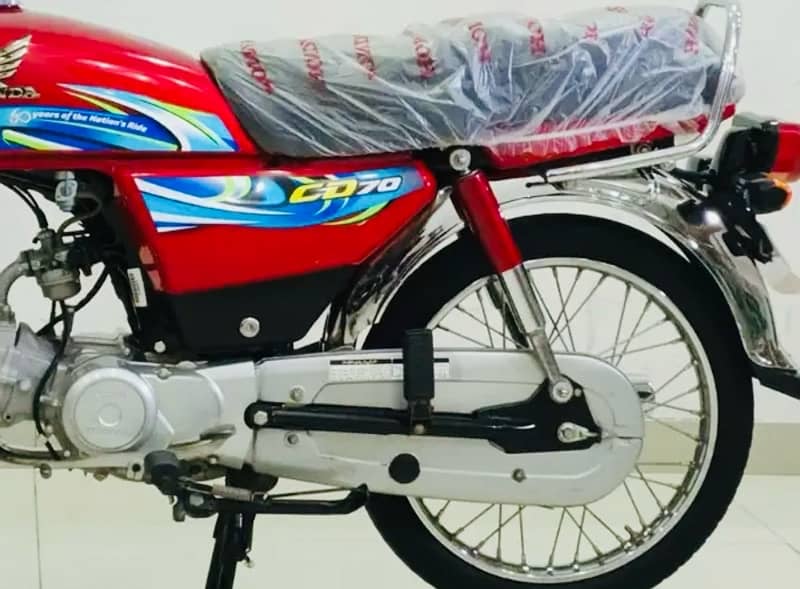 Honda cd70 model 2024 new brand bike zero condition 8