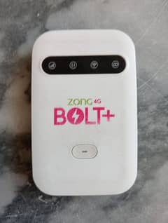 Zong 4G BOLTS +  Device 100% perfect working latest Model