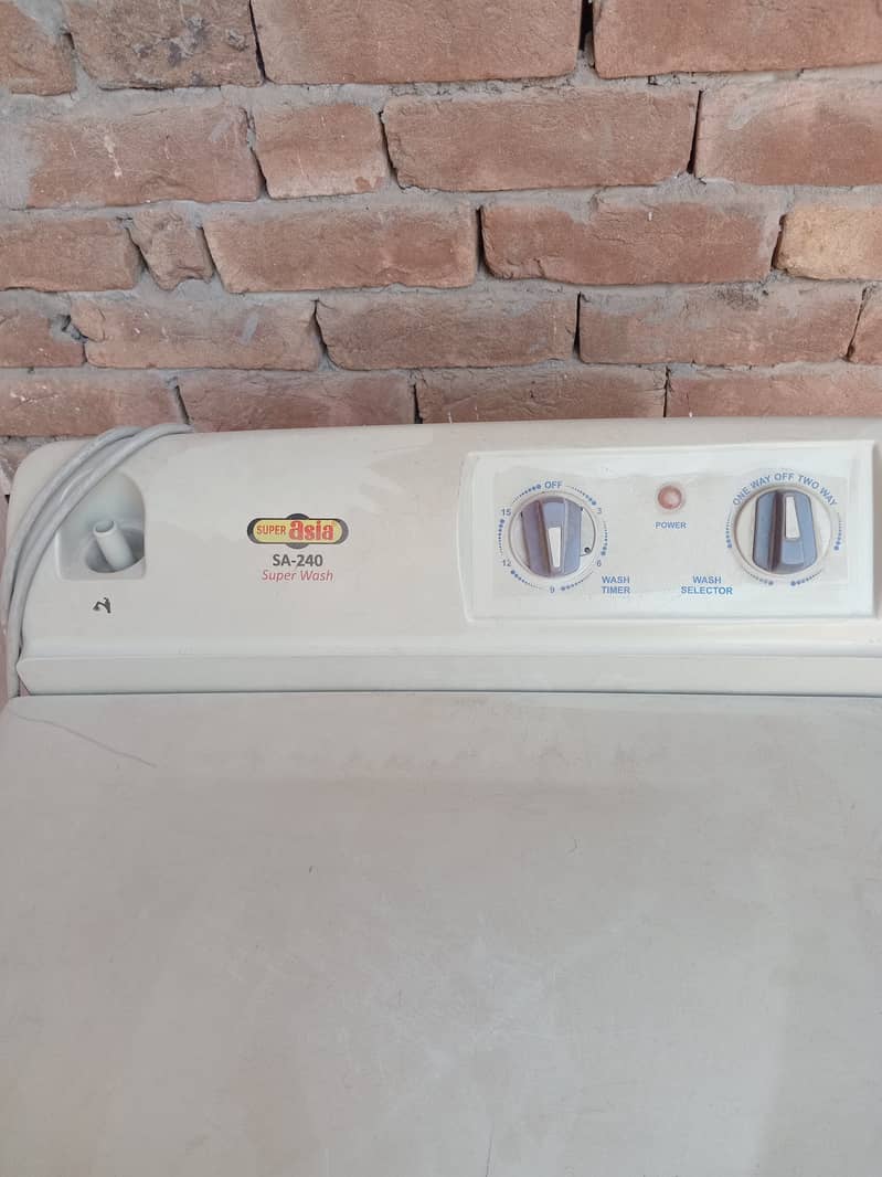 SUPER ASIA WASHING MACHINE IN GOOD CONDITION 3