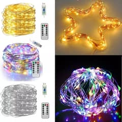 Super Bright Fairy Lights with Remote, Waterproof Twinkle Lights