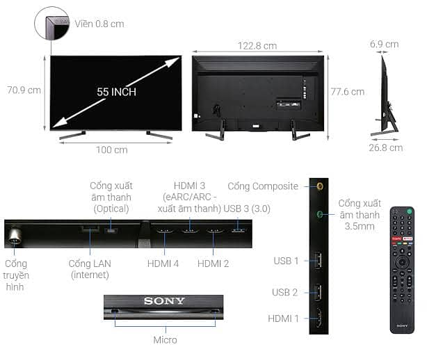 Sony bravia KD-55X9500G 2