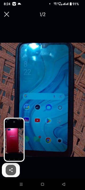 oppo a1k one hand used 2 ram and 32 rom 0