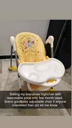 highchair and rocker on reasonable price 0