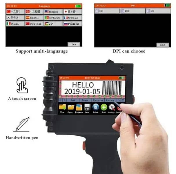 Handheld Inkjet Printing Machine, printer for expiry dates barcode etc 2