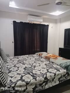 Par day short time one bed appatment for rent bahira town phase 6 any time available 0