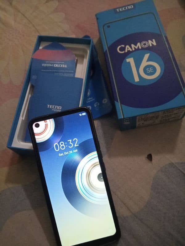 Tecno Camon 16 Se 6/128 With Box 8