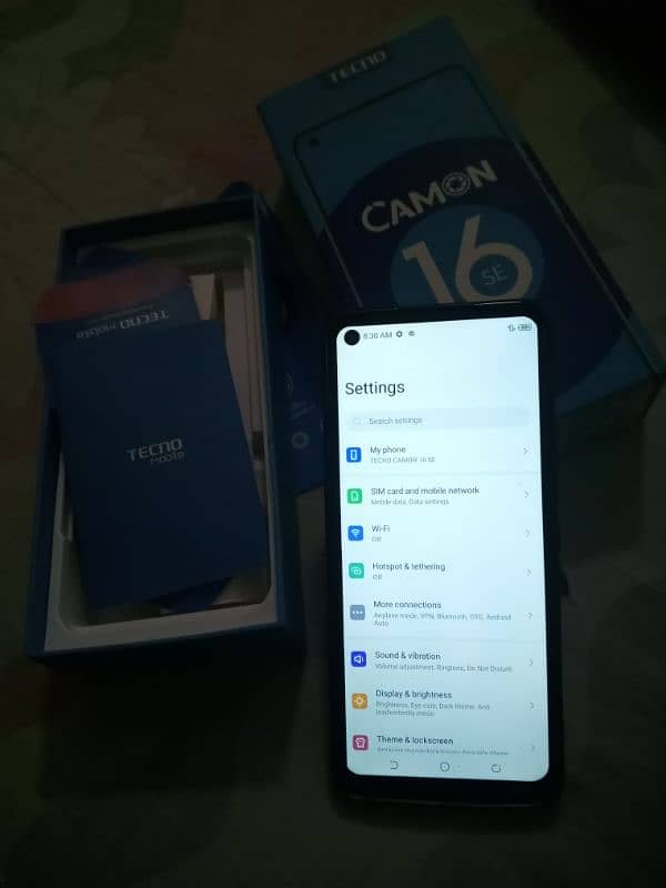 Tecno Camon 16 Se 6/128 With Box 10