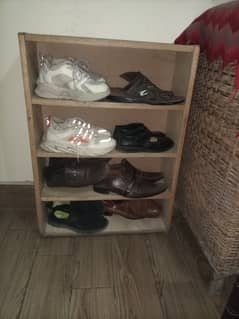 Wooden Shoe Rack