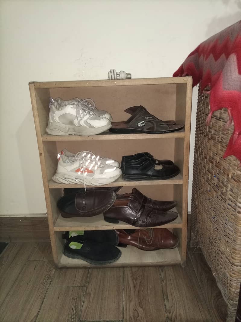 Wooden Shoe Rack 1