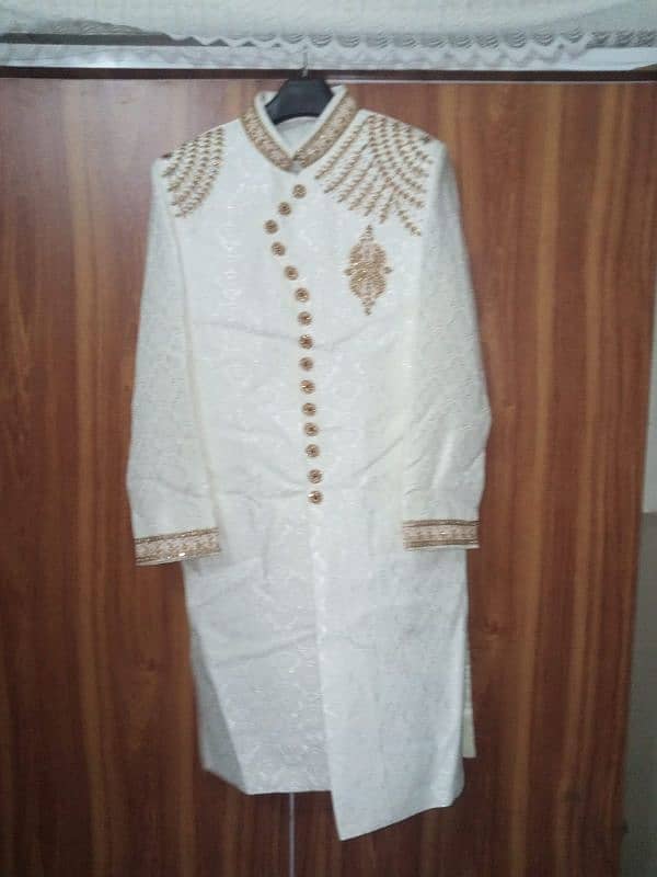 Sherwani/designer sherwani/white Sherwani/Dulha sherwani/groom dress 6