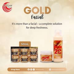 Moon touch gold facial package