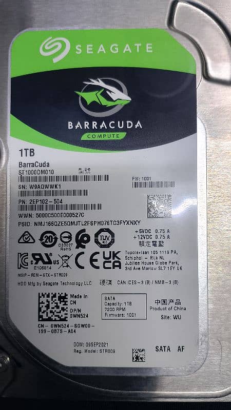 1TB computer hard drives. 3