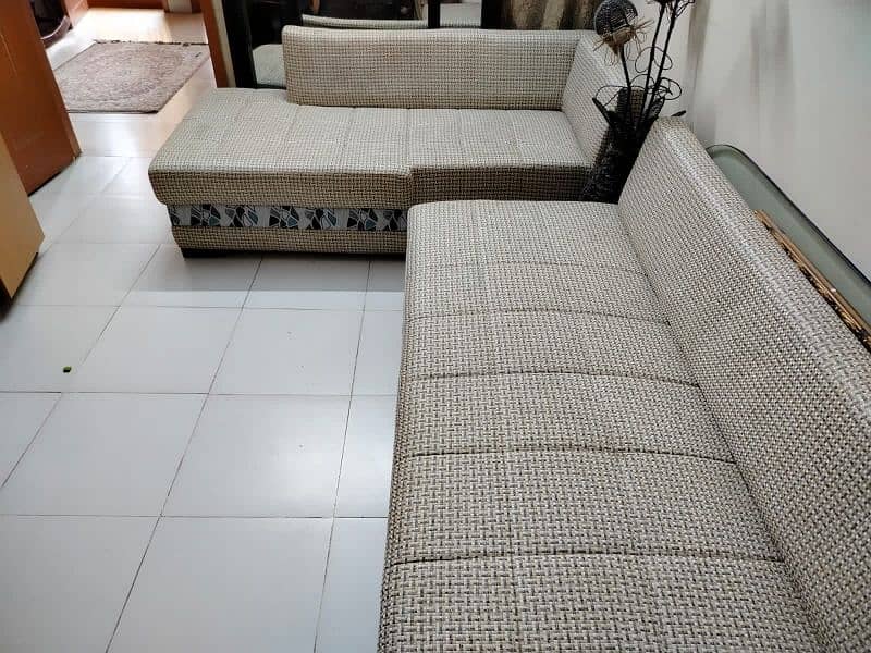 6 seater l shaped sofa set almost new 0