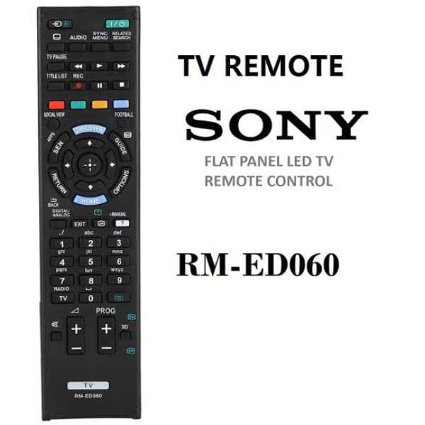 Sony Smart LED LCD HD TV Voice remote control 03008010073 0