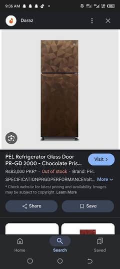 urgent sale pel refrigerator model 2000