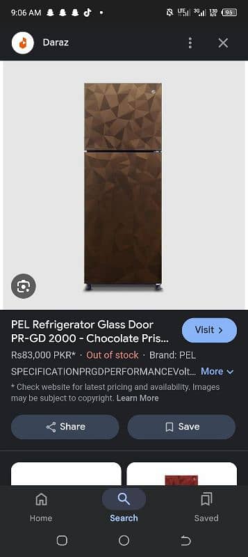 urgent sale pel refrigerator model 2000 0