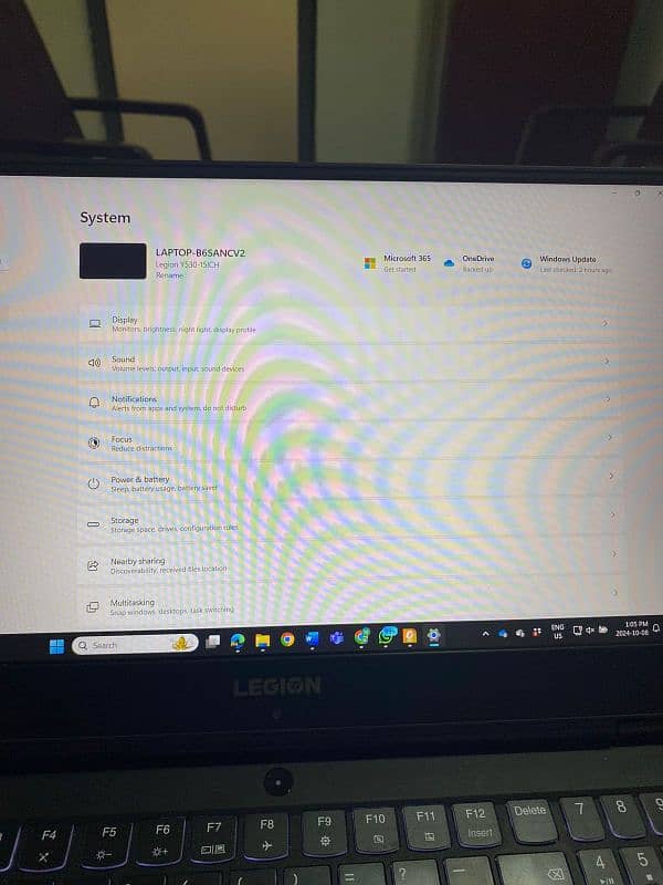 Lenovo Legion y530 i7 8th gen 16gb/128ssd/1tb hdd 3