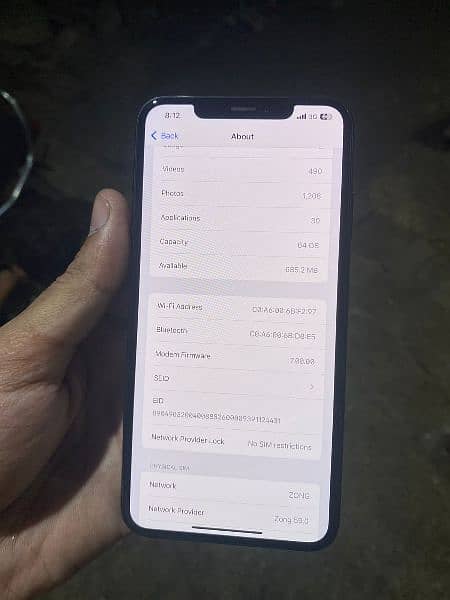 Iphone Xs max , 64gb , pta approved, 80% battery health, 7