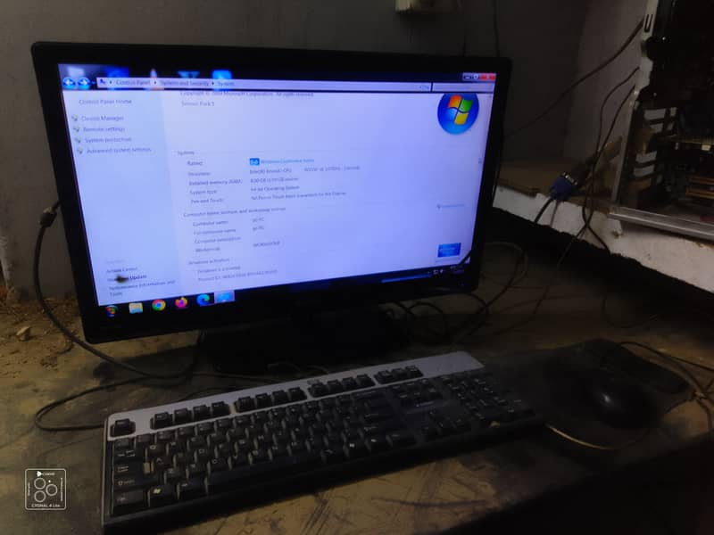 Computer z400 Hp. . orient led 24 inches. . mouse hp. . keyboard hp. . 4