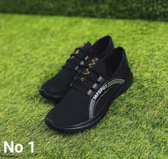 Men's Casual Breathable Fashion Sneakers -jf018,Black