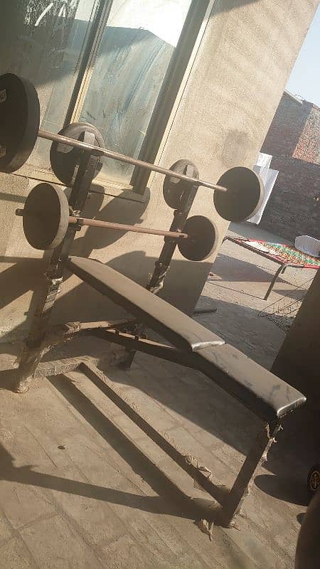 dumbbells and bench 1