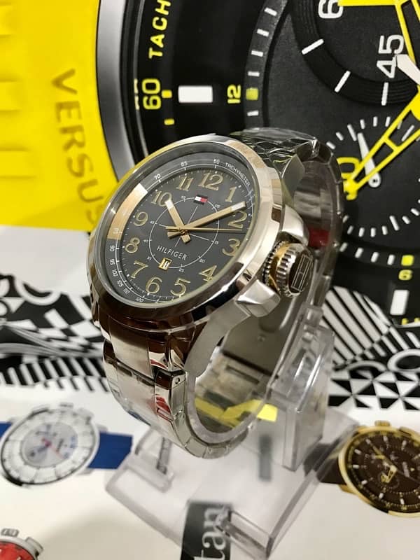 HILFIGER-NEW ORIGINAL WATCH-SEIKO-RADO-OMEGA-ROLEX-TISSOT-CASIO-ARMANI 1