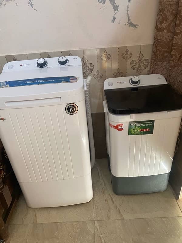 Washing machine and Dryer 1