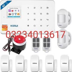 home security burglar alarm system smart fingerprint main gate lock