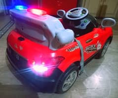 Kids BMW imported police car lights,music,battery,all ok 03218558387