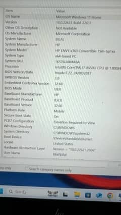 HP envy x360 i7 8th Gen 16 GB RAM