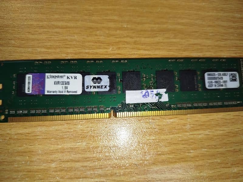 8 GB DDR3 PC Ram 2 Module . (12800 / 10600) 1