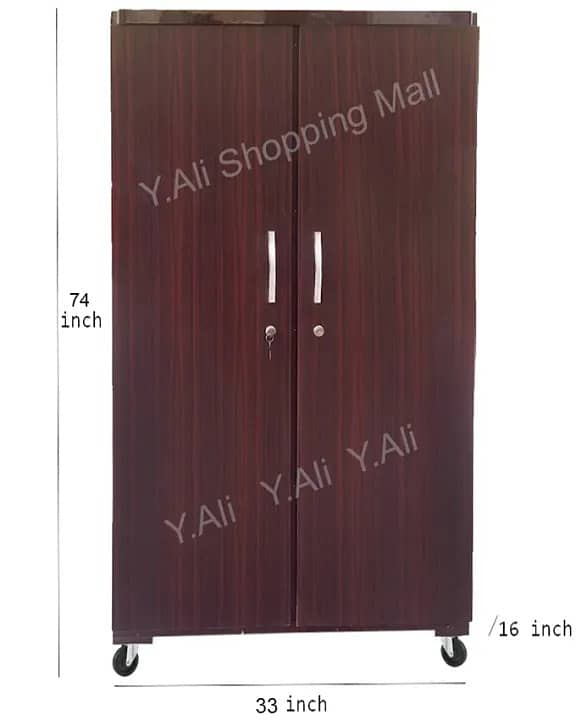 6x3 feet wooden cupboard wardrobe almari cabinet safe furniture 2