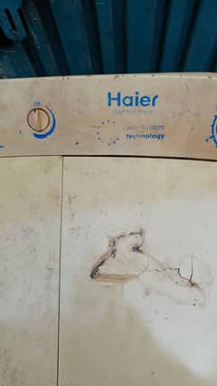 Haier twin machine washing and spiner