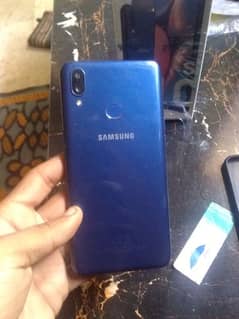 Samsung a10s box or mobile hai PTA approval fingerprint face ID okay