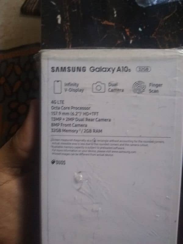 Samsung a10s box or mobile hai PTA approval fingerprint face ID okay 3