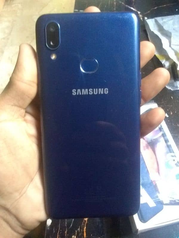 Samsung a10s box or mobile hai PTA approval fingerprint face ID okay 9