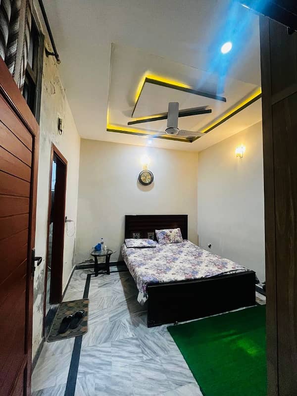 Fully furnished ground portion house for rent. Location paris city f block h13. 1