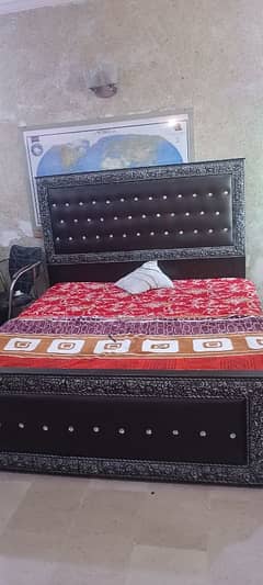 double bed with dressing for sale