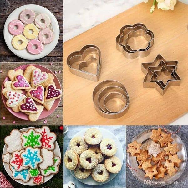 12 Pcs Set Stainless Steel Cookie Biscuit Fondant Cake Paste Cutter 3