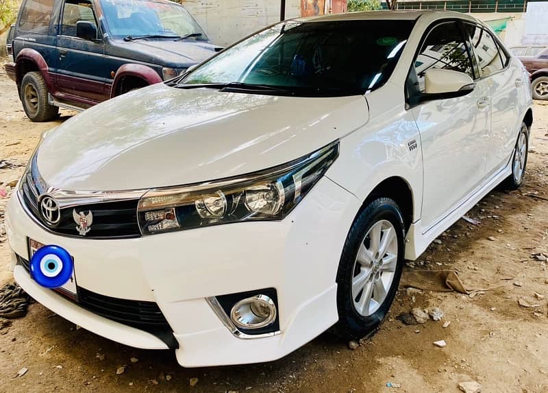 Toyota Corolla Altis 2015, Golden Registration No 2