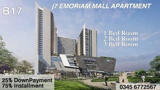 B17 EMPORIUM MALL APARTMENT 1 Bed Room On Easy installment 25% DownPayment 0