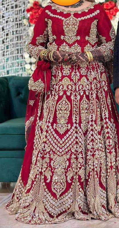 Bridal lehnga | Wedding dress | Barat dress | bridal lehnga for sale* 0