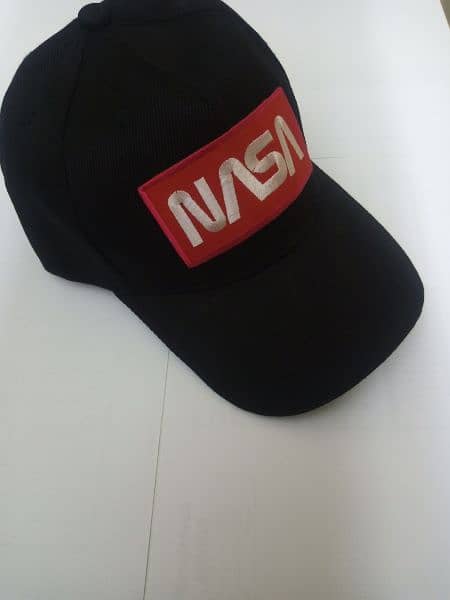 BMW embroidery  patch and NASA patched cap 3