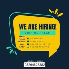 Full time/Part time / home base job available for students