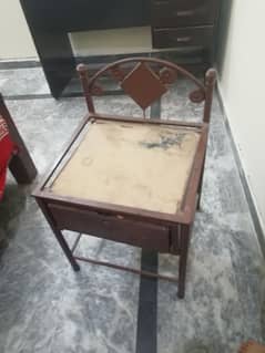 2 tables wooden