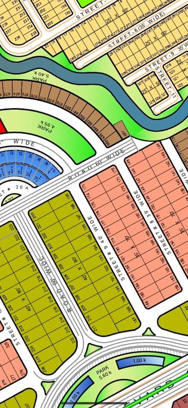 13 MARLA H-BLOCK PLOT 40 FT ROAD FACING SOLID PLOT 0